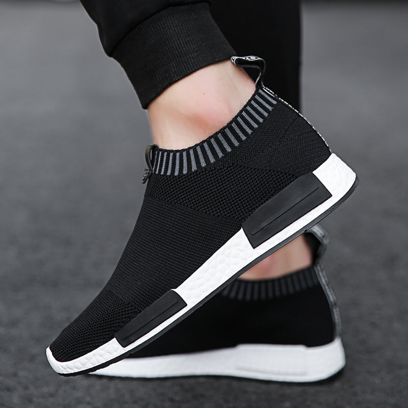 Flying Knit Sports Casual Shoes Korean Student Mesh Men's Shoes