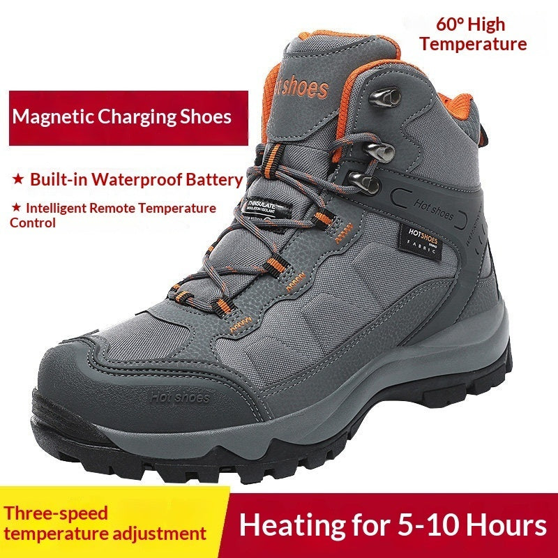 Electric-heated Thermal Cotton Shoes For Winterkeep Your Feet Warm While You Walk