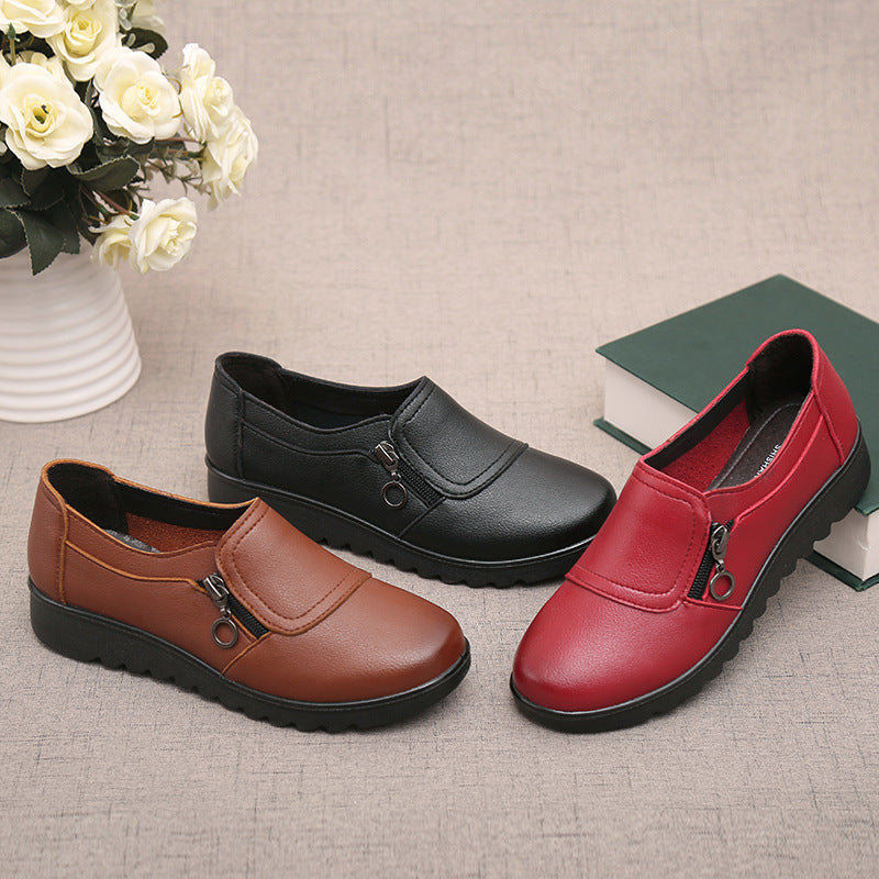 The spring and autumn new shoes in old mama shoes Wenzhou shoes shoes old flat shoes trade aliexpress
