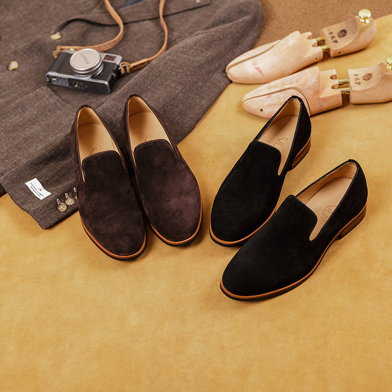 Spring And Summer New Suede Business Casual Shoes