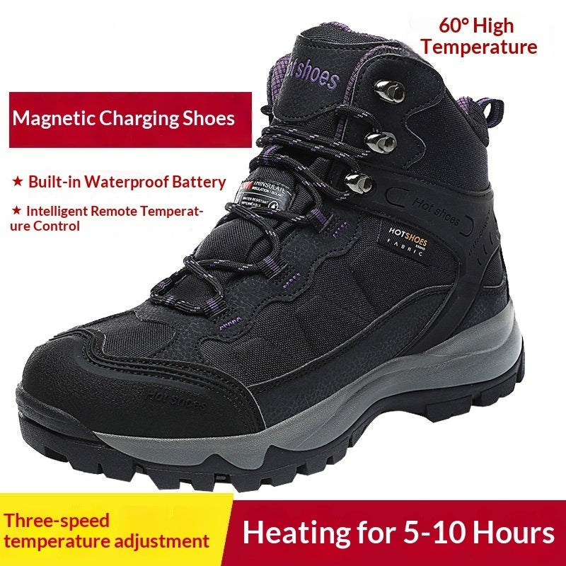 Electric-heated Thermal Cotton Shoes For Winterkeep Your Feet Warm While You Walk